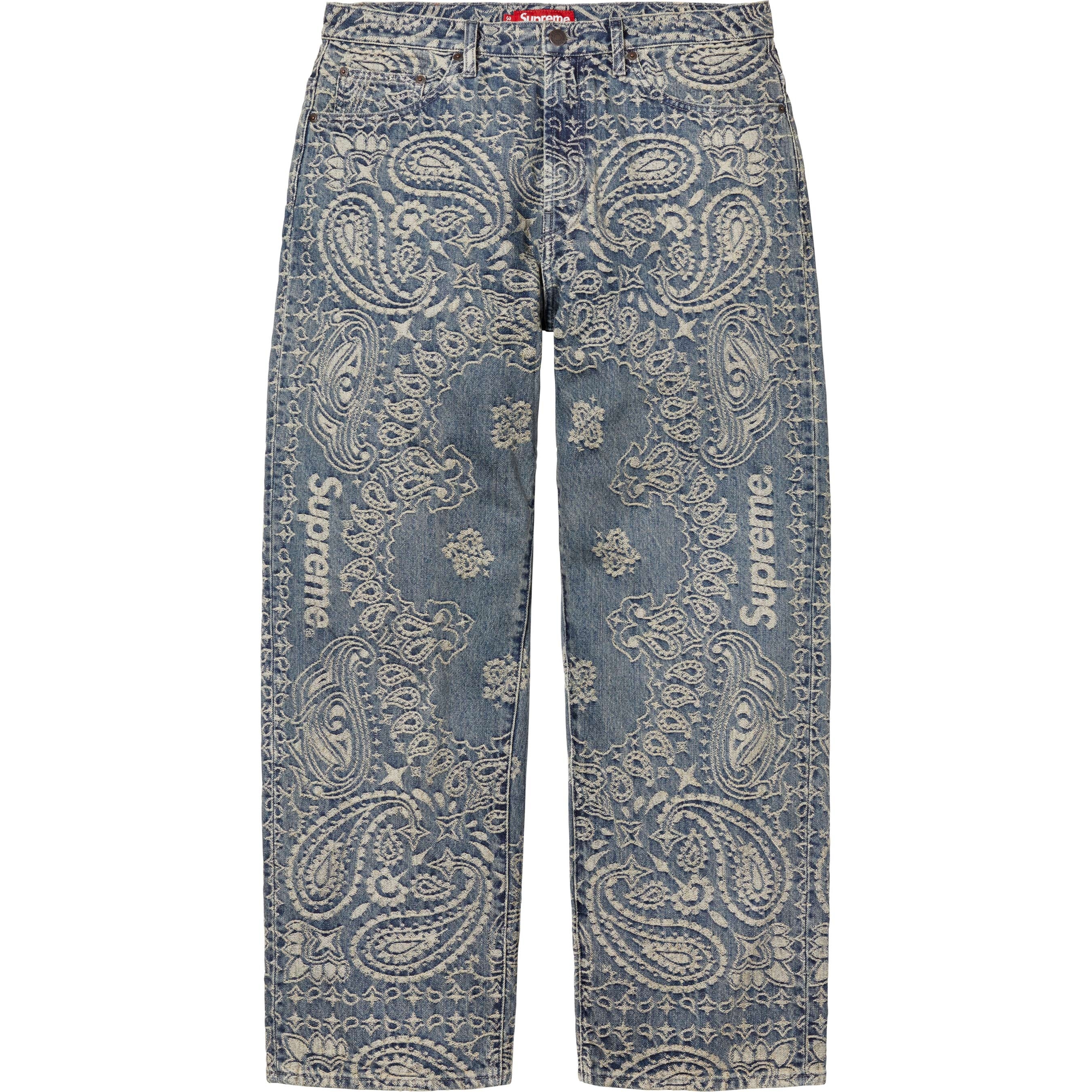 Bandana Jacquard Baggy Jean view 12